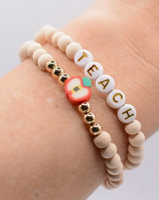 Teacher bracelet set