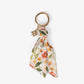 Floral satin keychain (various)
