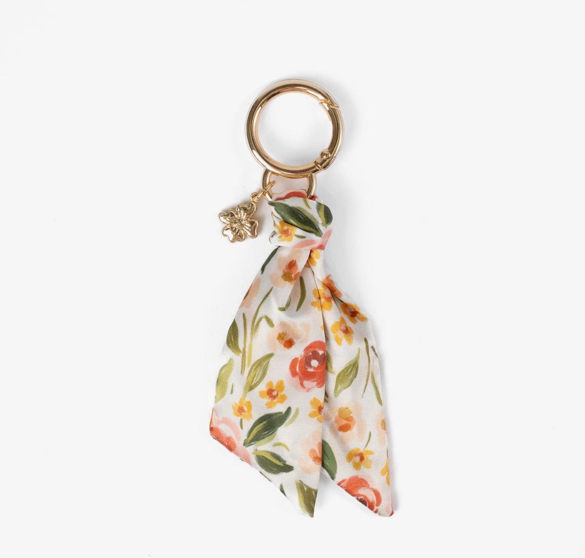 Floral satin keychain (various)