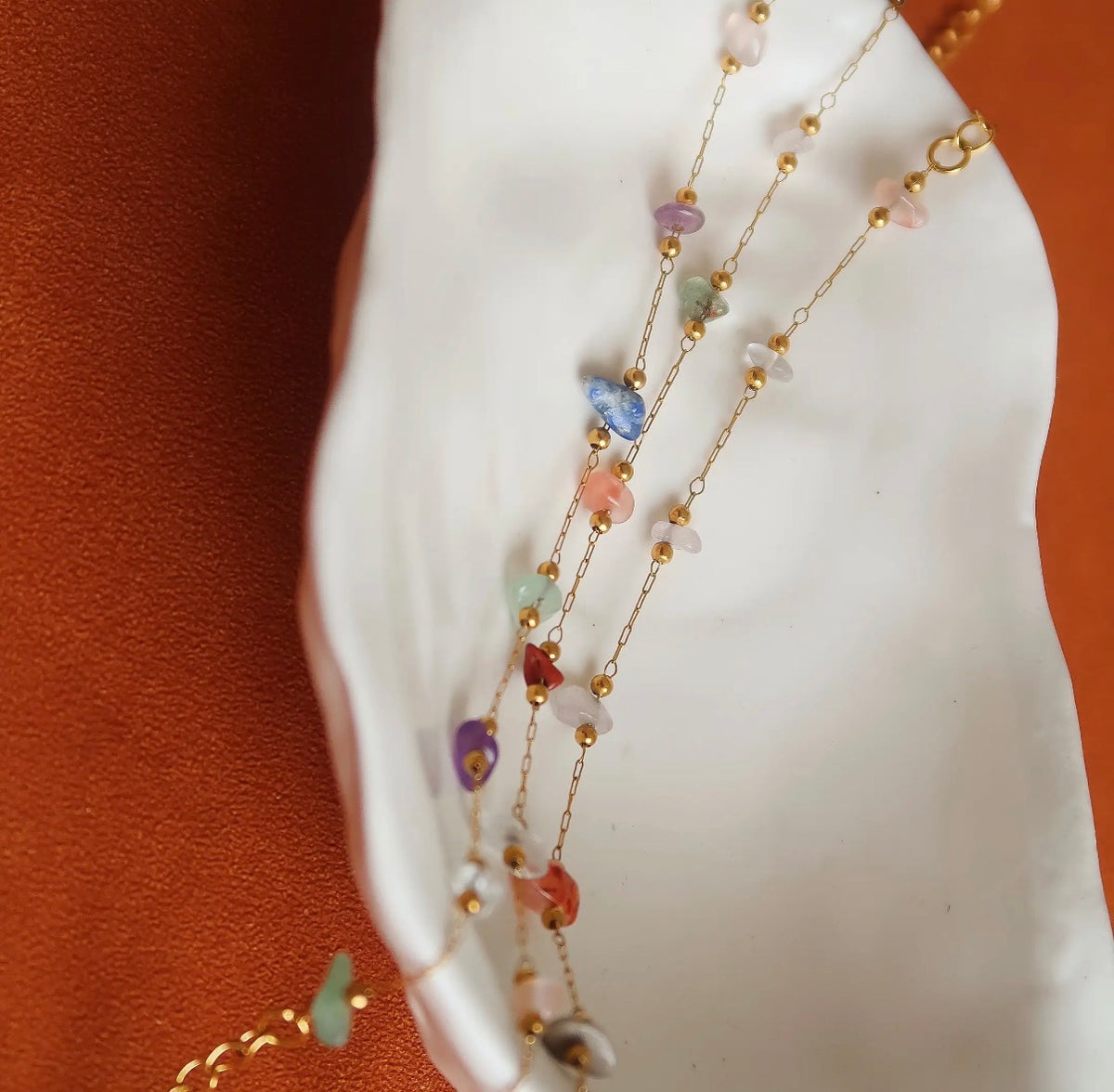 Multicolor gemstone jewelry
