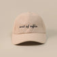 Out of office corduroy hat