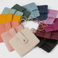 Solid color mini card wallet