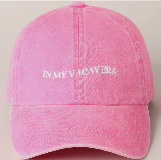 Vacay era baseball cap