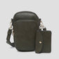 3 compartment crossbody bag (various)