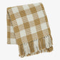 Woven heritage checkered throw blanket