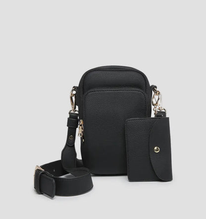 3 compartment crossbody bag (various)