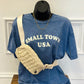 Mineral washed tee, small town USA