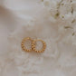 Goldie dot hoops