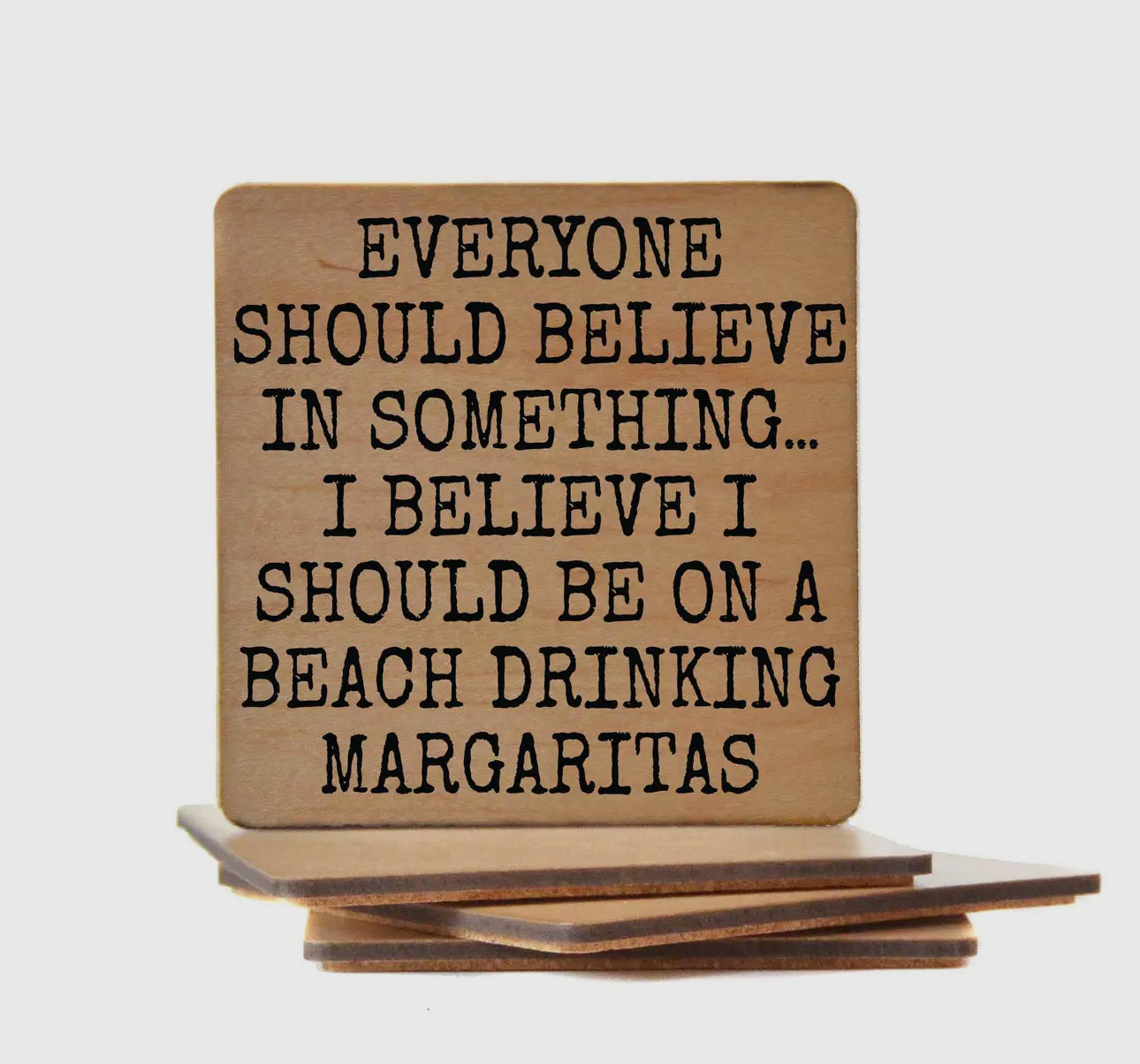 Wooden coaster funny (various)