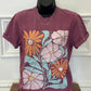 Boho abstract flower tee