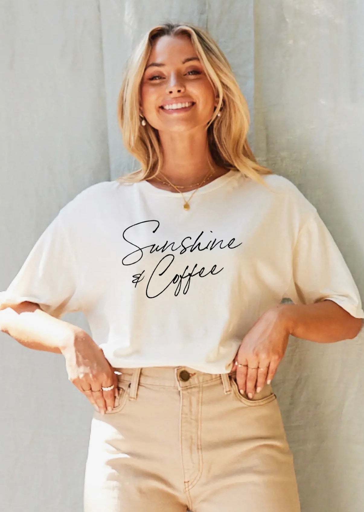 Sunshine & Coffee tee