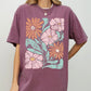 Boho abstract flower tee