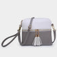 Double zip crossbody purse (various)