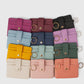Solid color mini card wallet