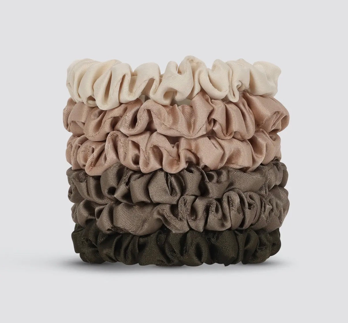 Satin scrunchie set, kitsch (various)