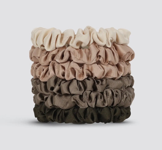 Satin scrunchie set, kitsch (various)