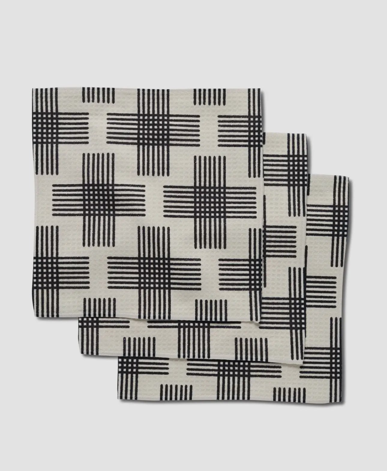 Geometry dishcloths set of 3