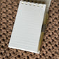 Spiral notepad with pen