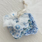 Girls ribbon floral hair scrunchie set (various)