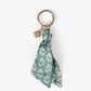 Floral satin keychain (various)