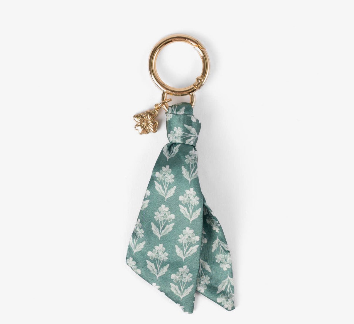 Floral satin keychain (various)