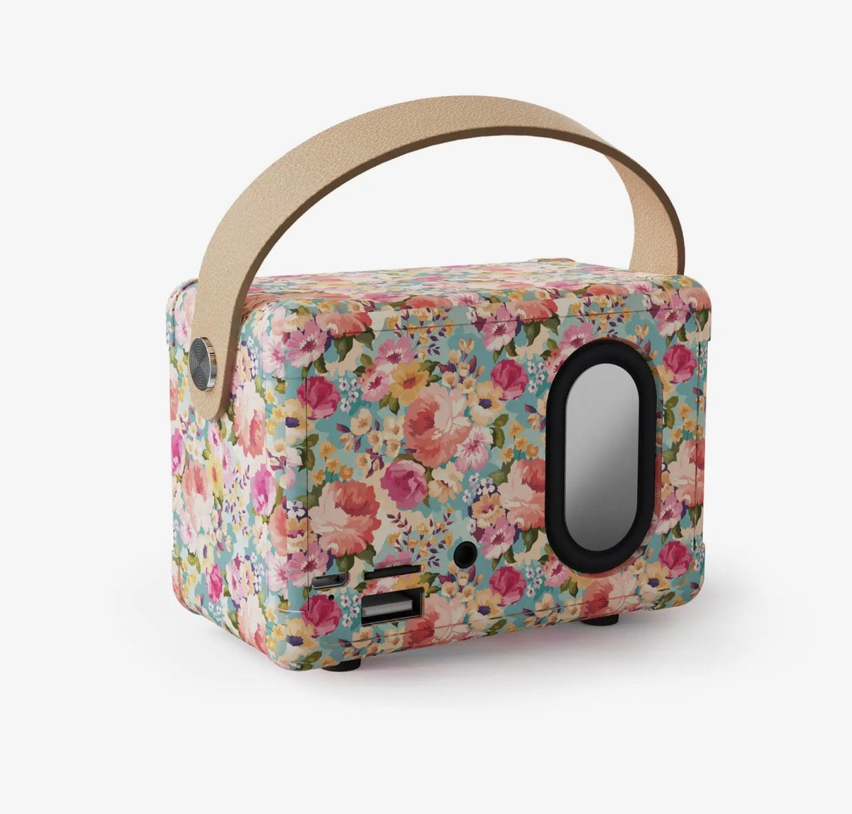 Floral vintage speaker