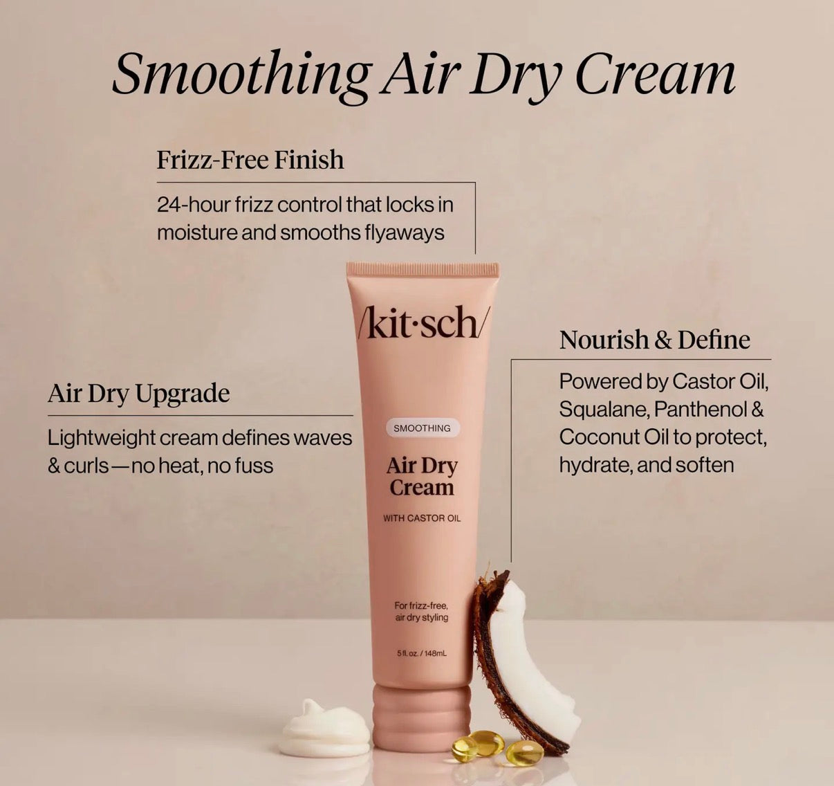 Smoothing air dry cream
