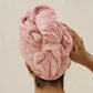 Kitsch plush microfiber hair towel turban