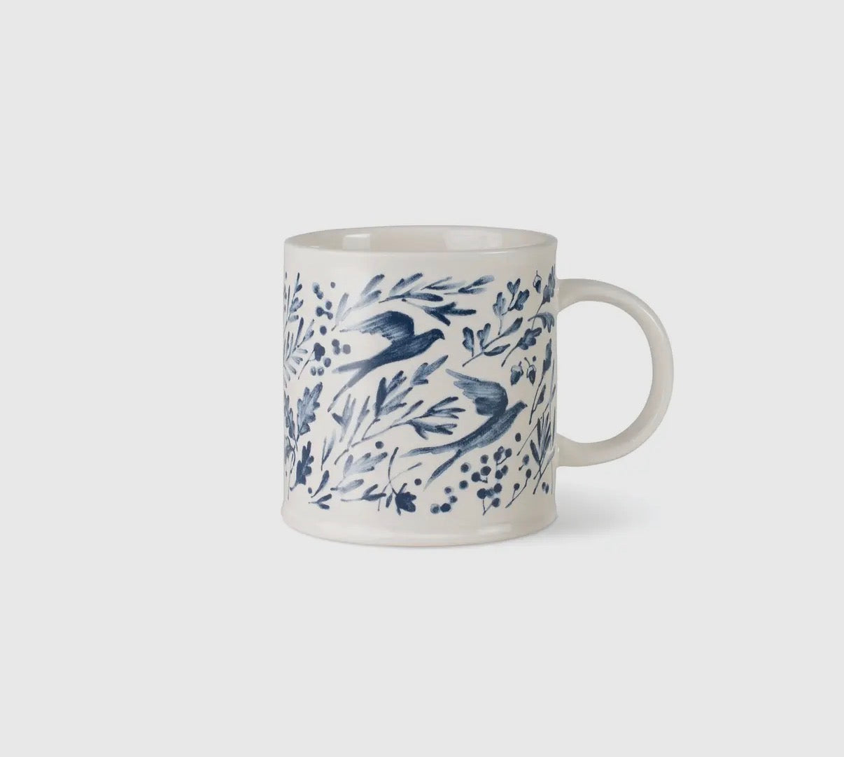Blue bird mug