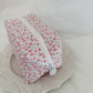Quilted floral cosmetic makeup bag (various)