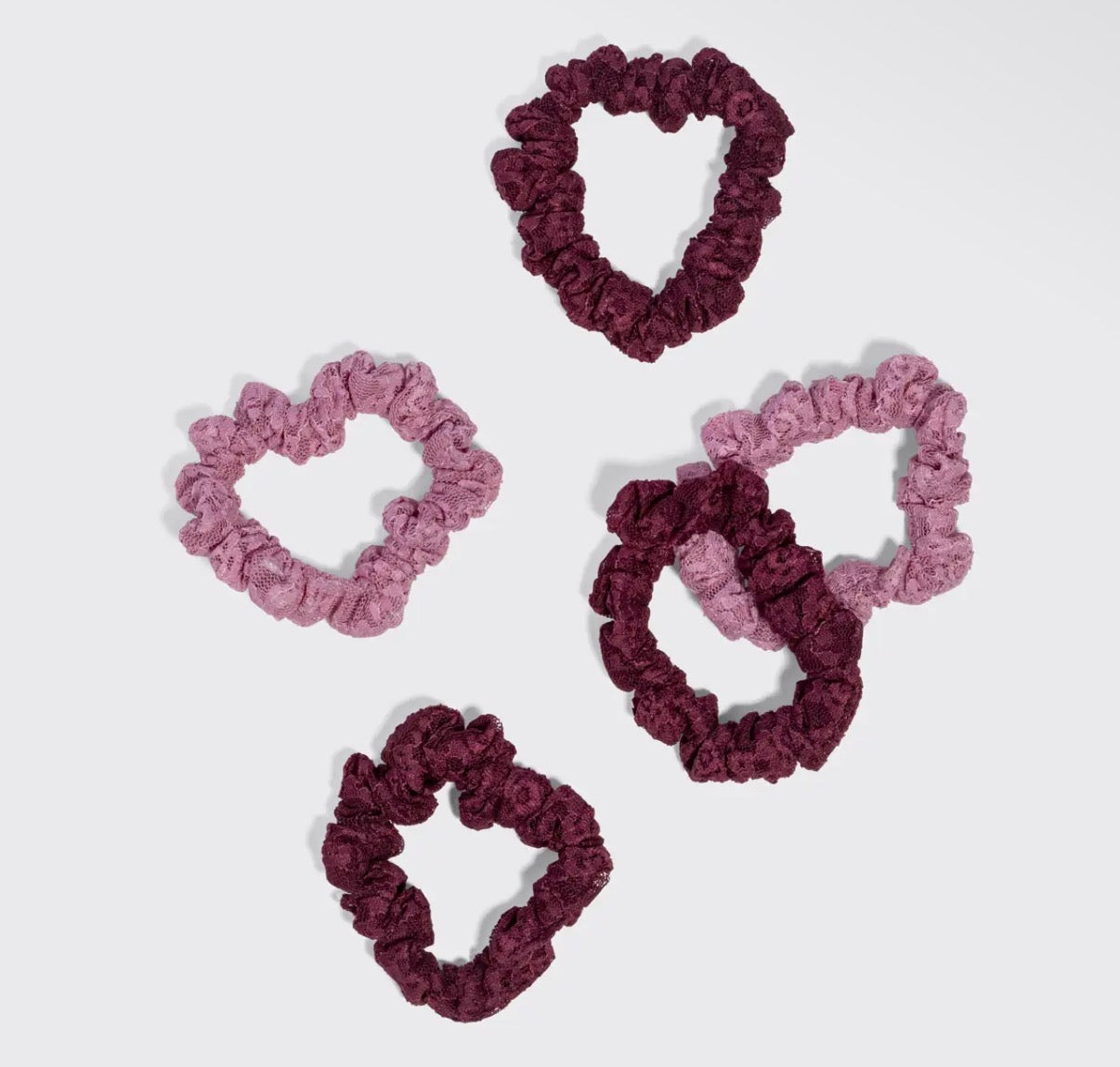 Ruched lace scrunchies(various)