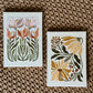 Embroidered hardcover fabric journal (various)