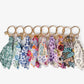 Floral satin keychain (various)