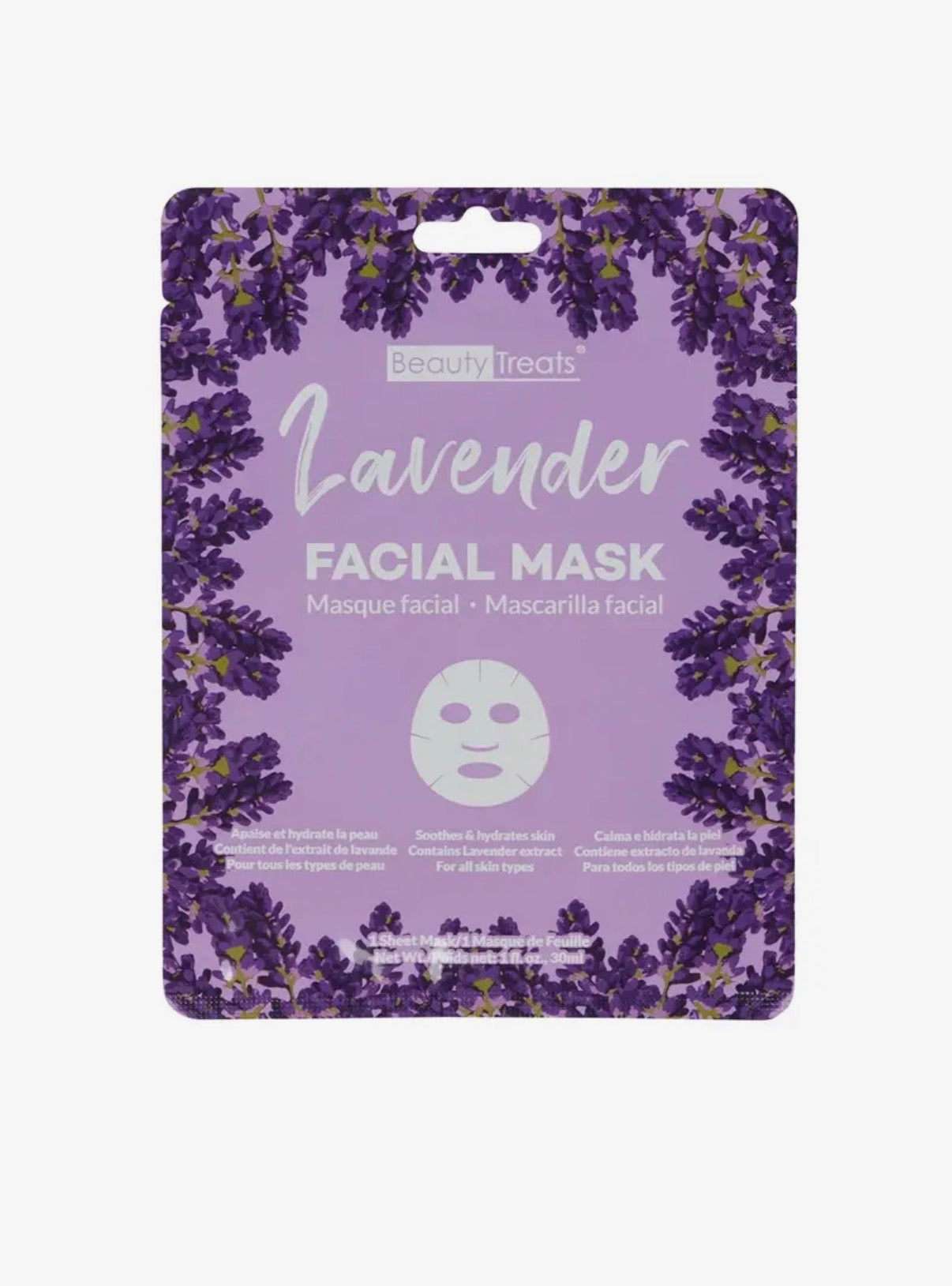 Lavender facial mask