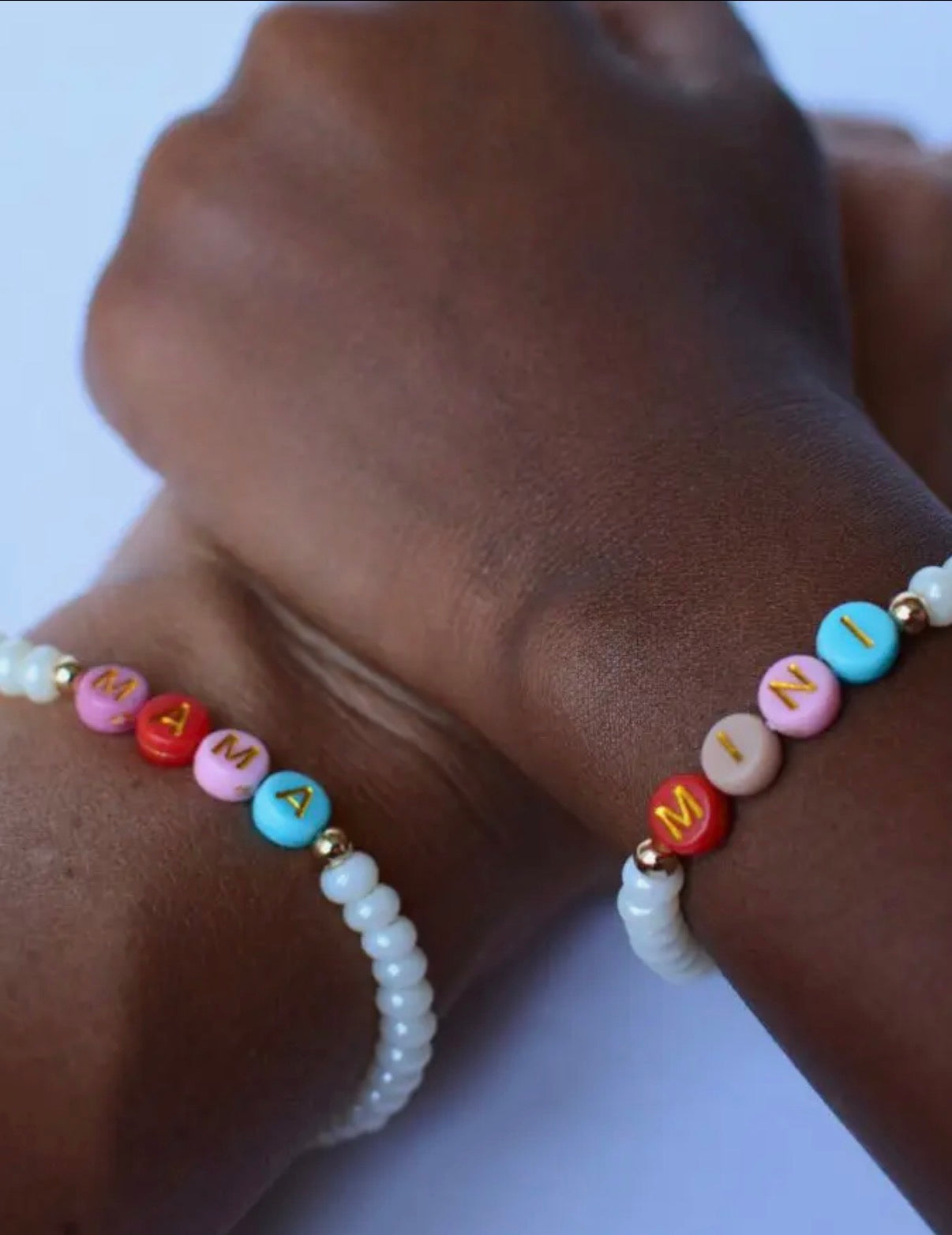 Mama mini pearl bracelet set