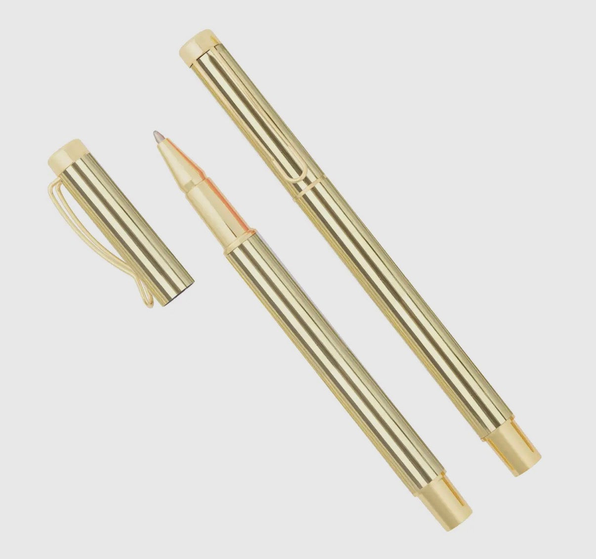 Gold metal pen set