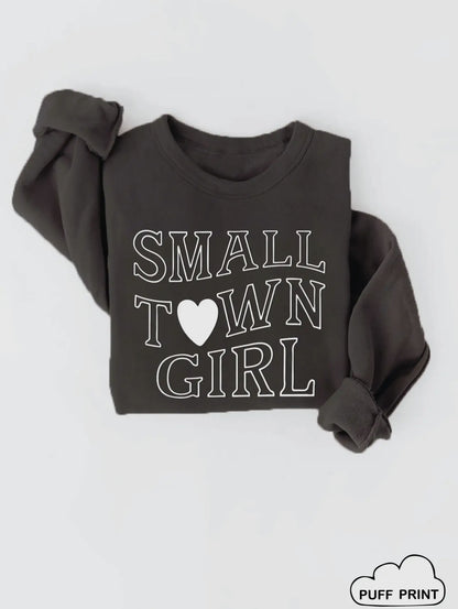 Small town girl graphic sweatshirt