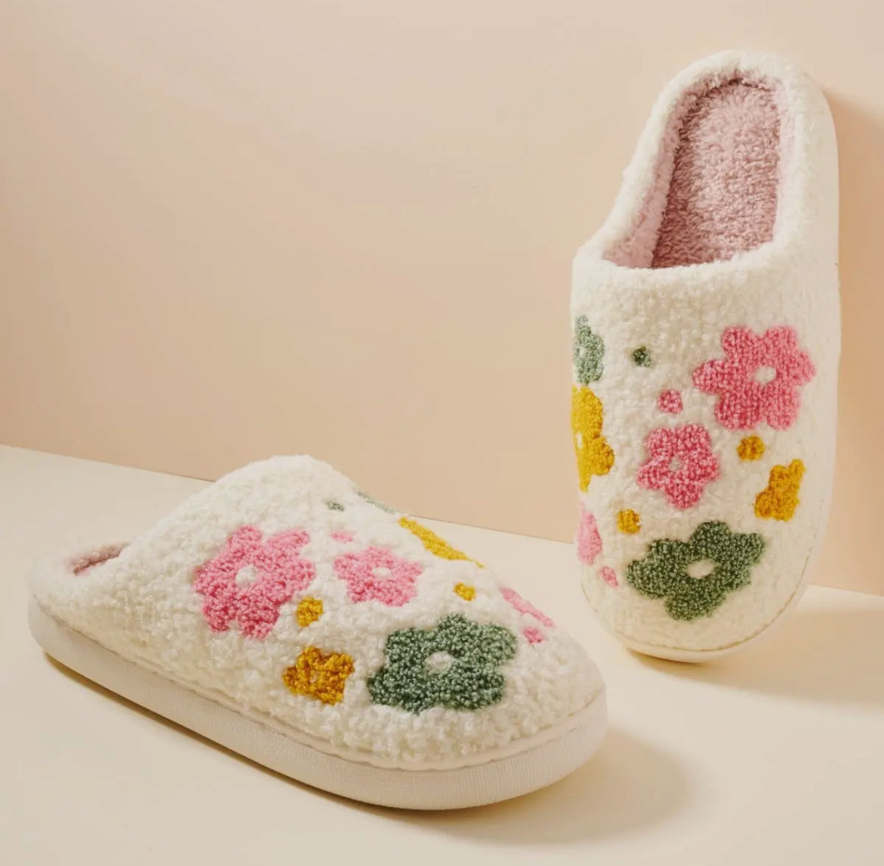 Floral slippers (various)