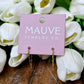 Drop chain stud earrings