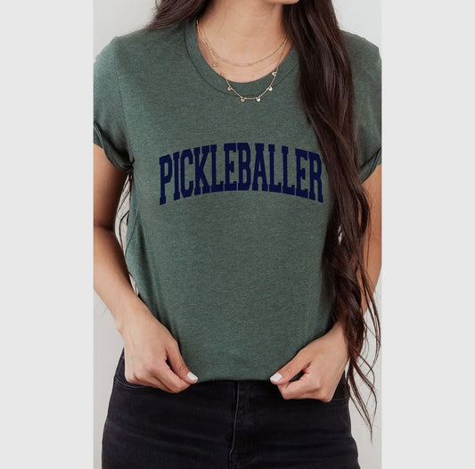 Pickleballer graphic tee