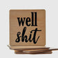 Wooden coaster funny (various)