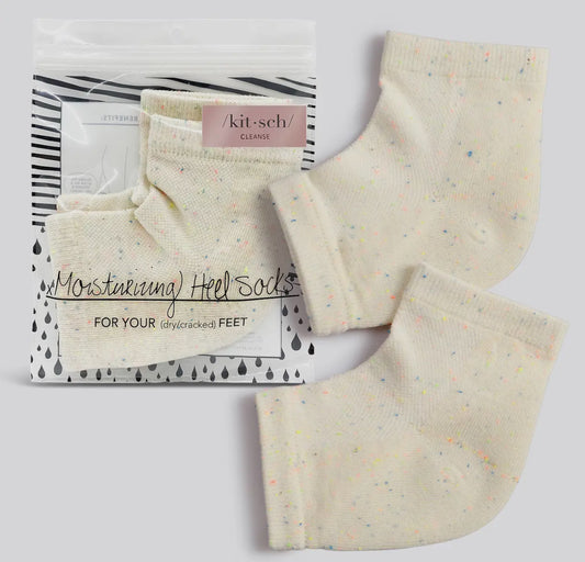 Moisturizing heel socks