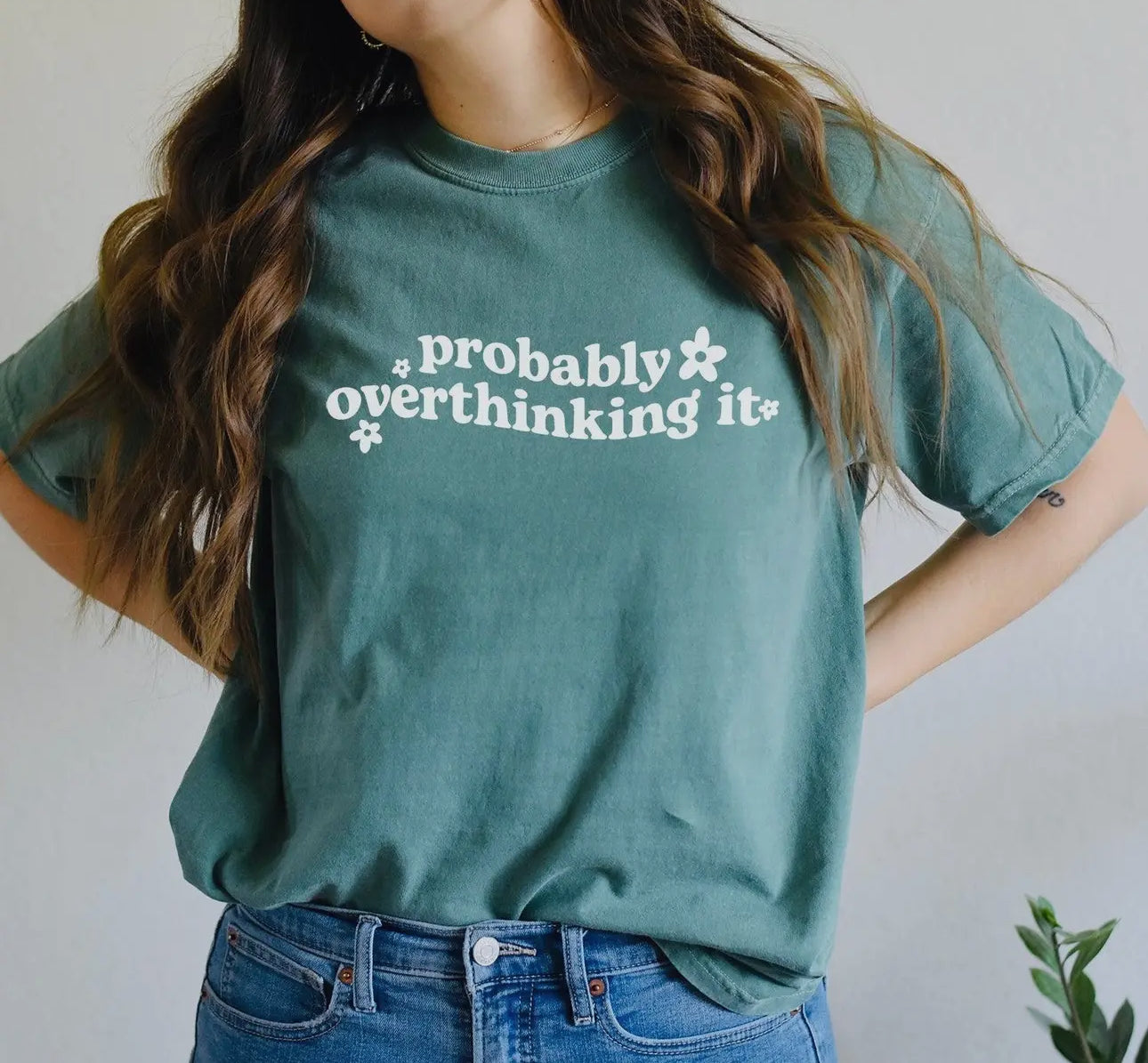 Probably overthinking it crew neck tee