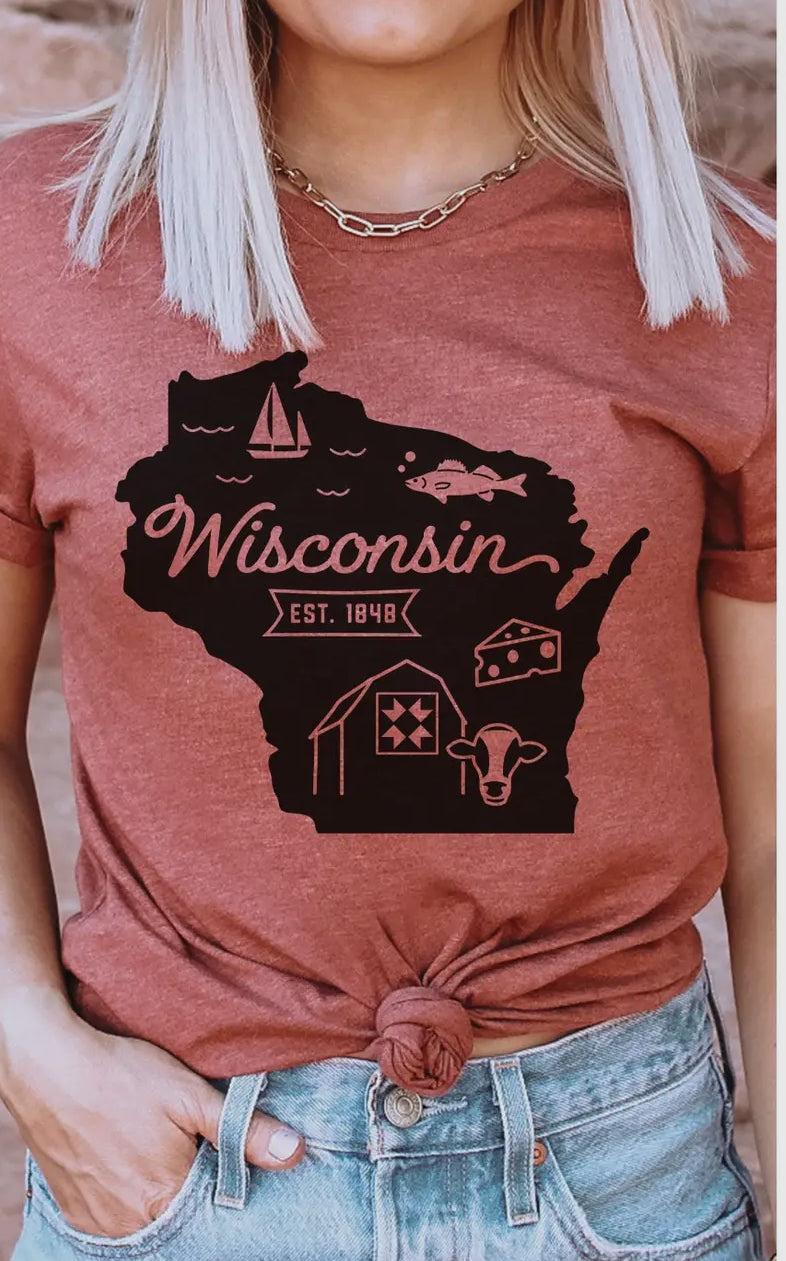 Wisconsin graphic tee