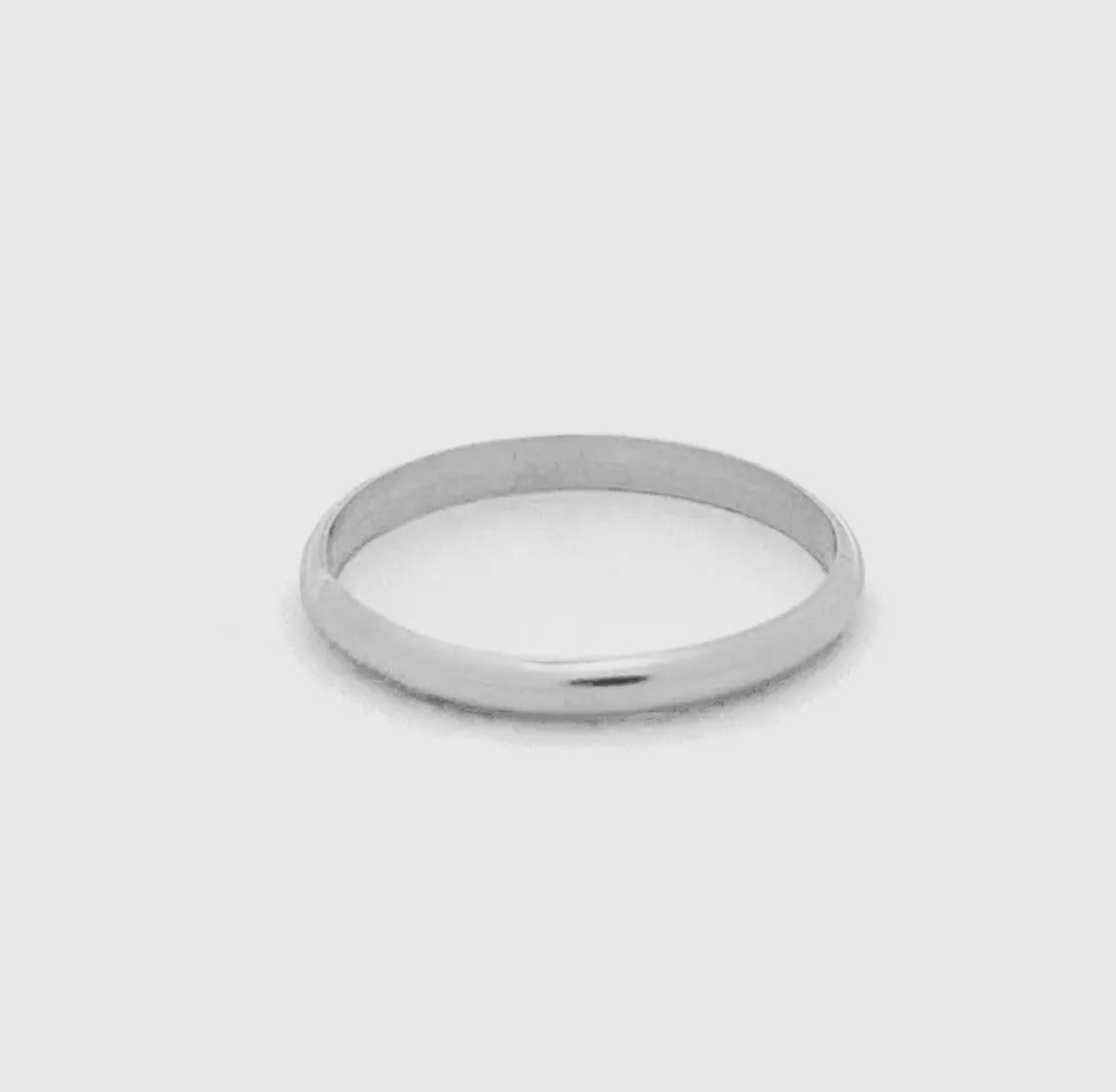 Classic band stacking ring