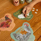 Chicken meadows puzzles, set of 3