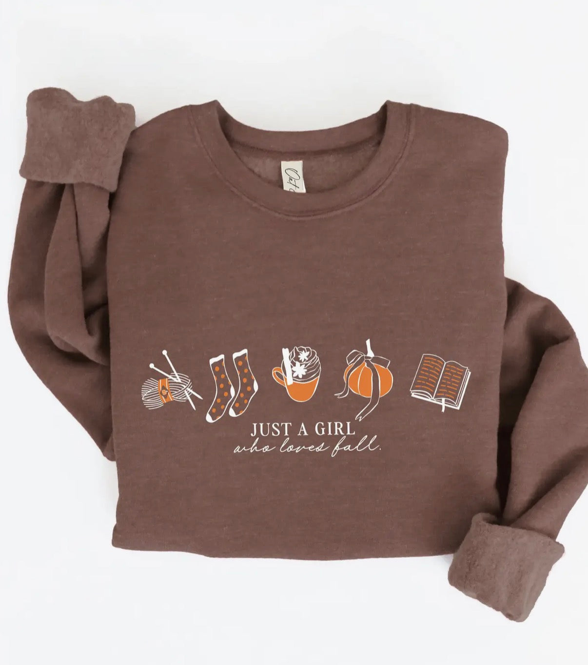 Just a girl who loves fall sweatshirt