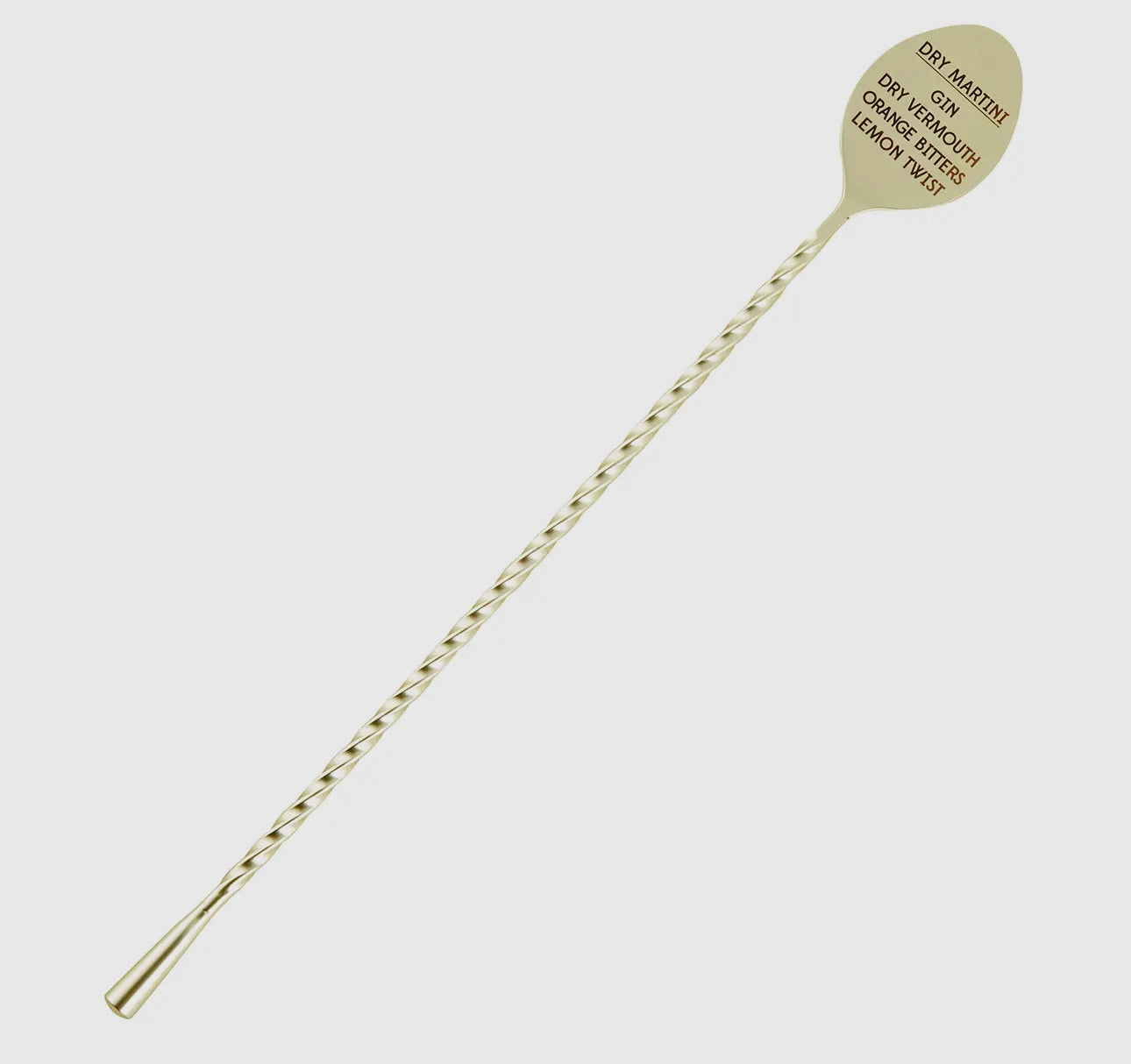 Bar cocktail gold stirring spoon