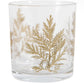 Pressed floral tea light holder