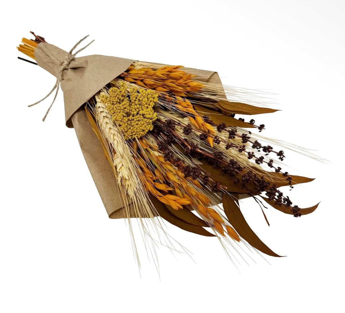 Fall harvest dried flower bouquet